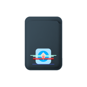 Mavi  MagSafe Cüzdan Ürün Görseli