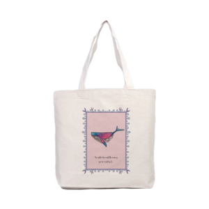 Whale Kanvas Çanta Ürün Görseli