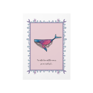 Whale Poster Ürün Görseli