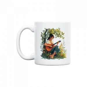 Gitarist Kadın Kupa Ürün Görseli