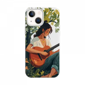 Gitarist Kadın iPhone Kılıf Ürün Görseli