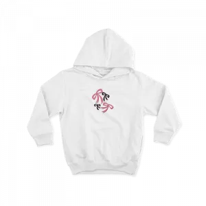 pink black bows Çocuk Hoodie Ürün Görseli