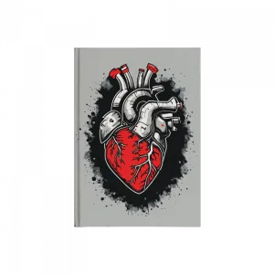 Betonun Kalbi Kanvas Defter Ürün Görseli