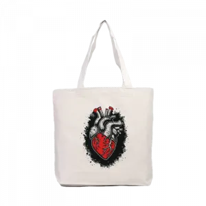 Betonun Kalbi Kanvas Çanta Ürün Görseli