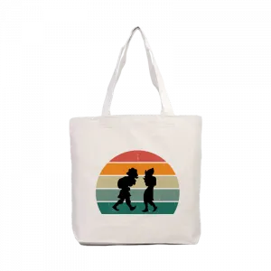 Karagöz ve Hacivat Kanvas Çanta Ürün Görseli