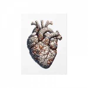 Taş Kalp Poster Ürün Görseli