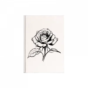 rose sketch Kanvas Defter Ürün Görseli