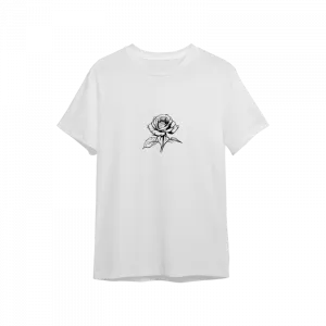 rose sketch Oversize Tshirt  Ürün Görseli
