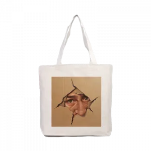 kartondaki insan "21" Kanvas Çanta Ürün Görseli