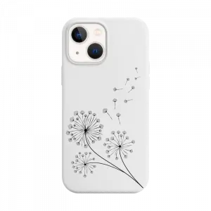 dandelion line art iPhone Kılıf Ürün Görseli