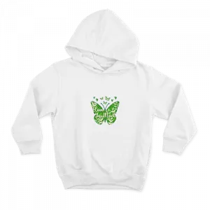 I love you mom 3D butterfly green (anneler günü) Hoodie Ürün Görseli