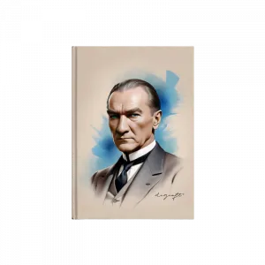 Mustafa Kemal Atatürk Kanvas Defter Ürün Görseli