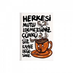 Kahve Kanvas Defter Ürün Görseli