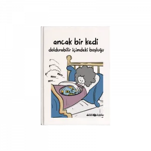 ancak bir kedi doldurabilir içimdeki boşluğu Kanvas Defter Ürün Görseli