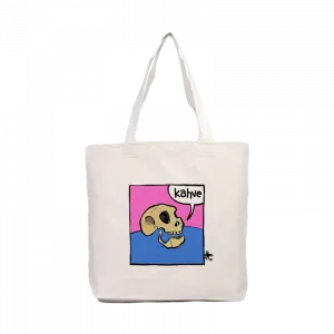 Kahve Aşkı Kanvas Çanta Ürün Görseli